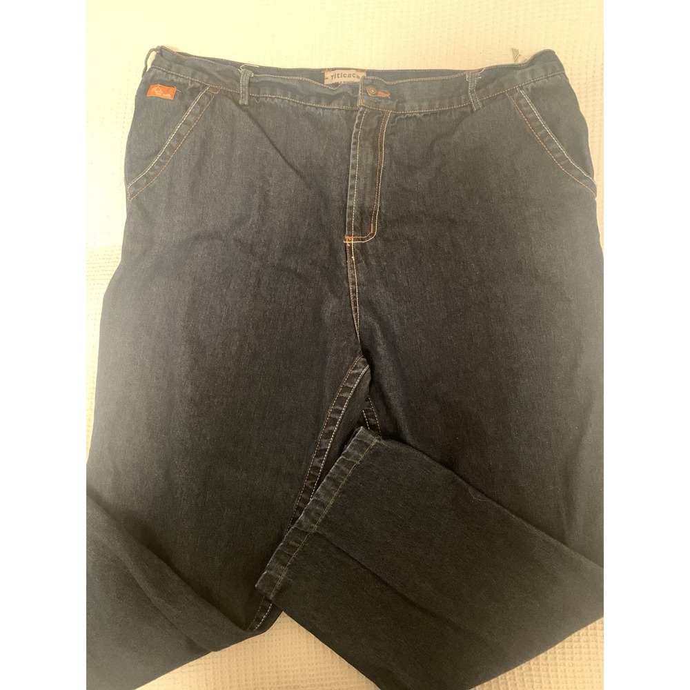 Men's Titicaca Flame Retardant Jeans 44 x 30‎ Fire Resistant Blue Denim 4